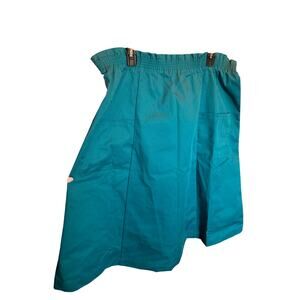 Vintage x 90s Turtle Creek Women's Midi Elastic Cotton Skirt Pockets 18